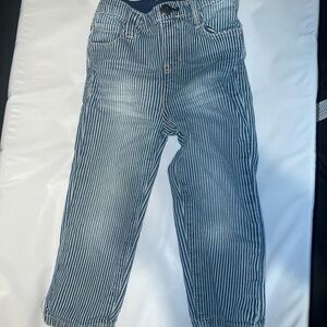 OshKosh B'gosh Blue Striped Kids Casual Bottoms